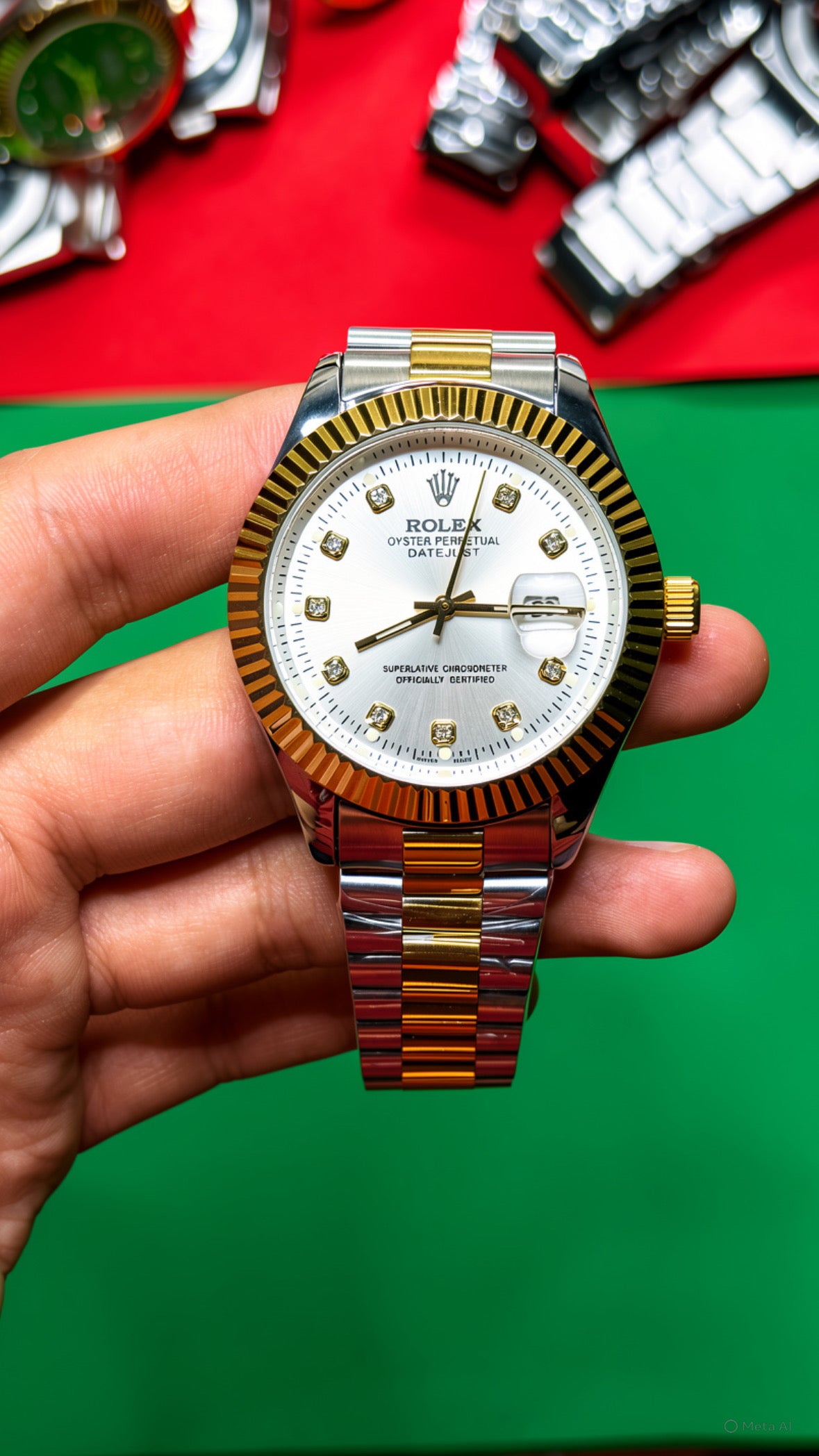 Rolex Oyster Perpetual Date Just Silver Dial