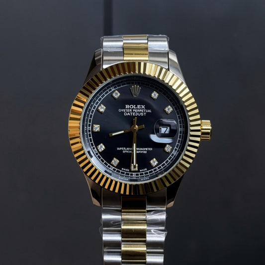 Rolex Oyster Perpetual Date Just Black Dial