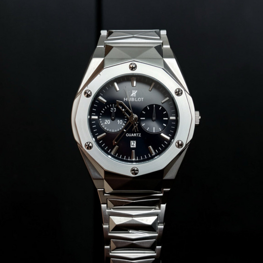 Hublot Diamond Cut Silver