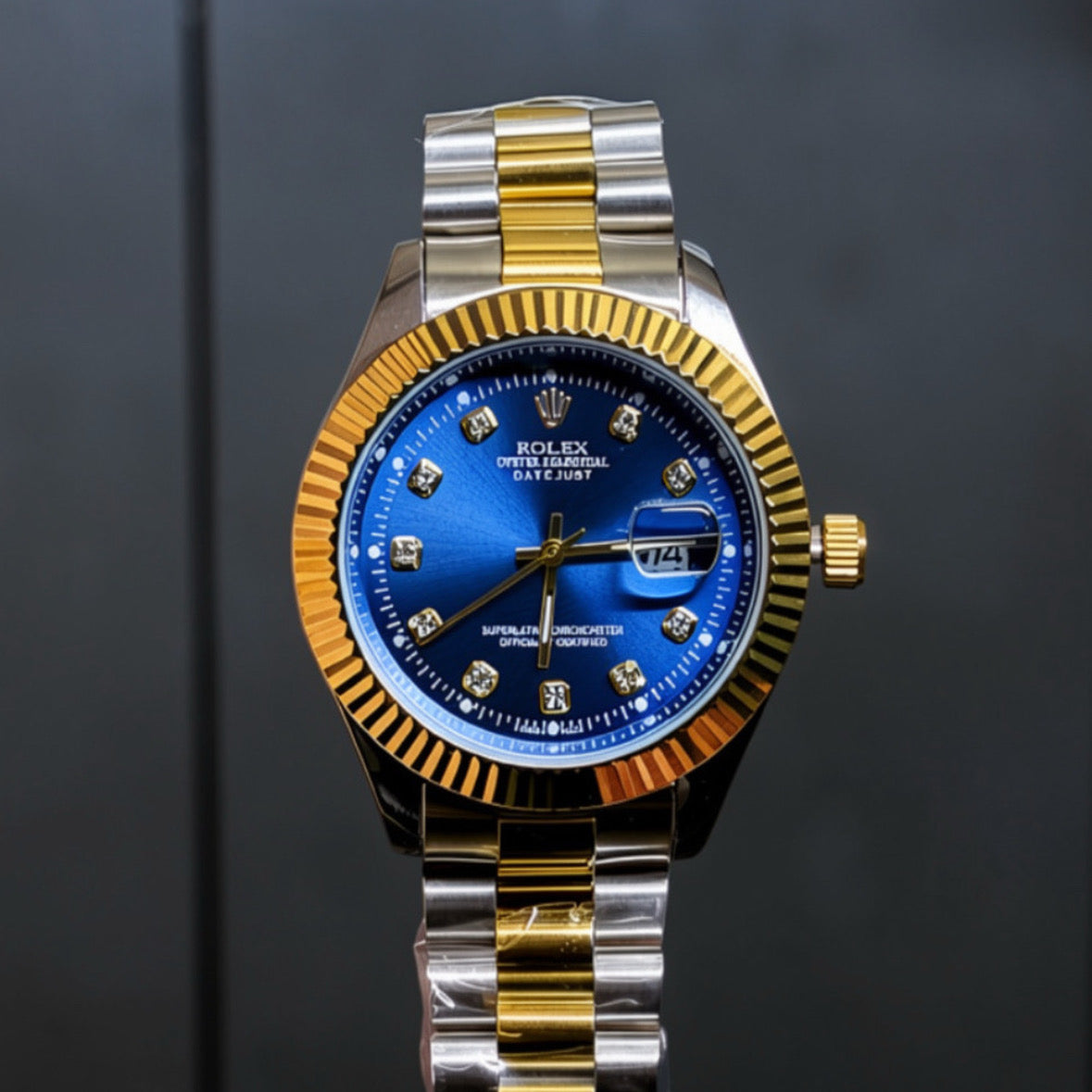 Rolex Oyster Perpetual Date Just Blue Dial