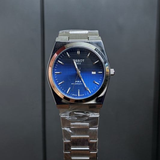 Tissot PRX Blue Gradient Dial – Premium Look, Powerful Presence