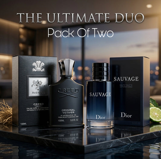 Pack of two - Dior Sauvage + Creed Aventus 100ml Perfumes
