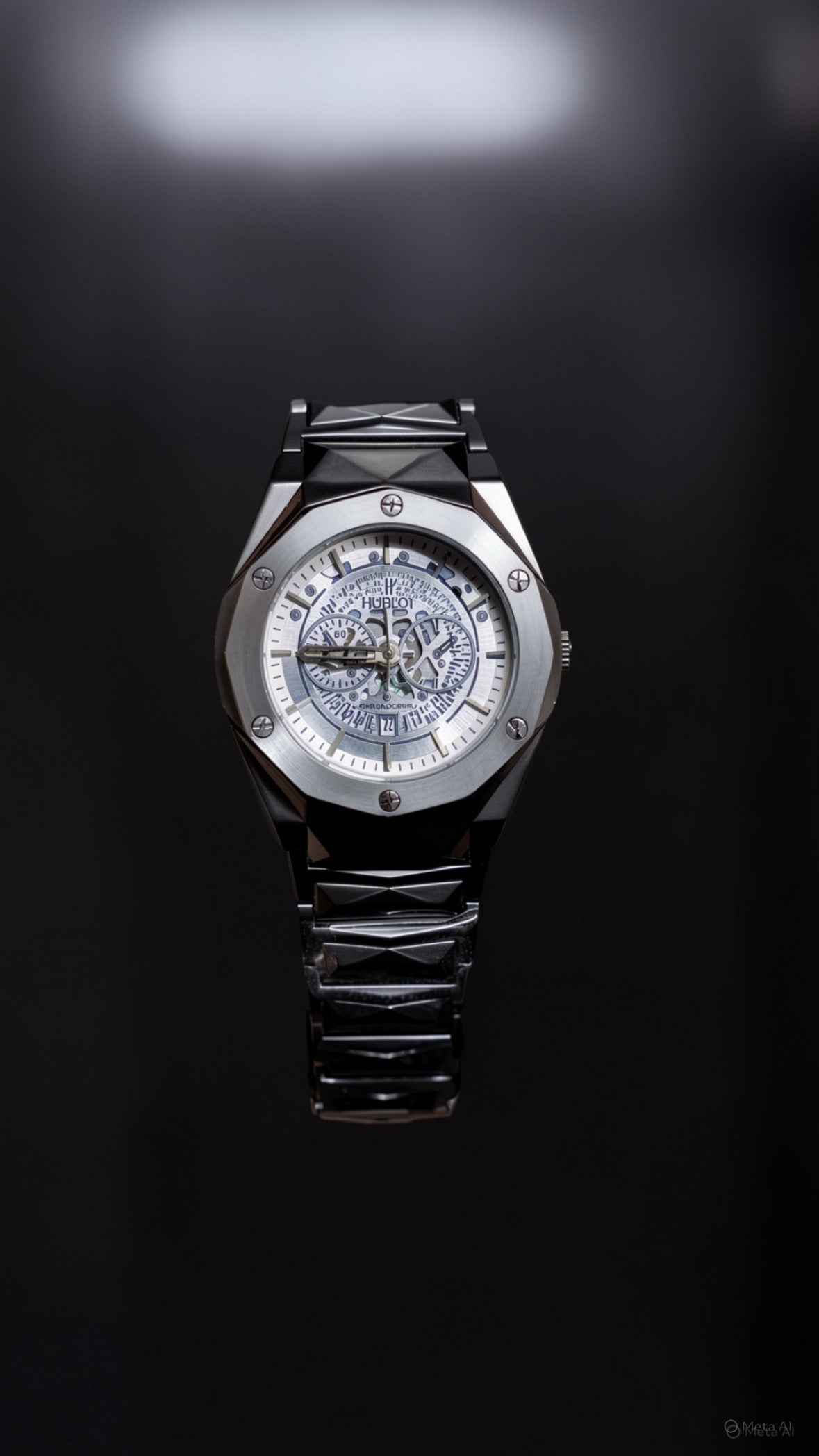 Hublot Diamond Cut Dark Grey