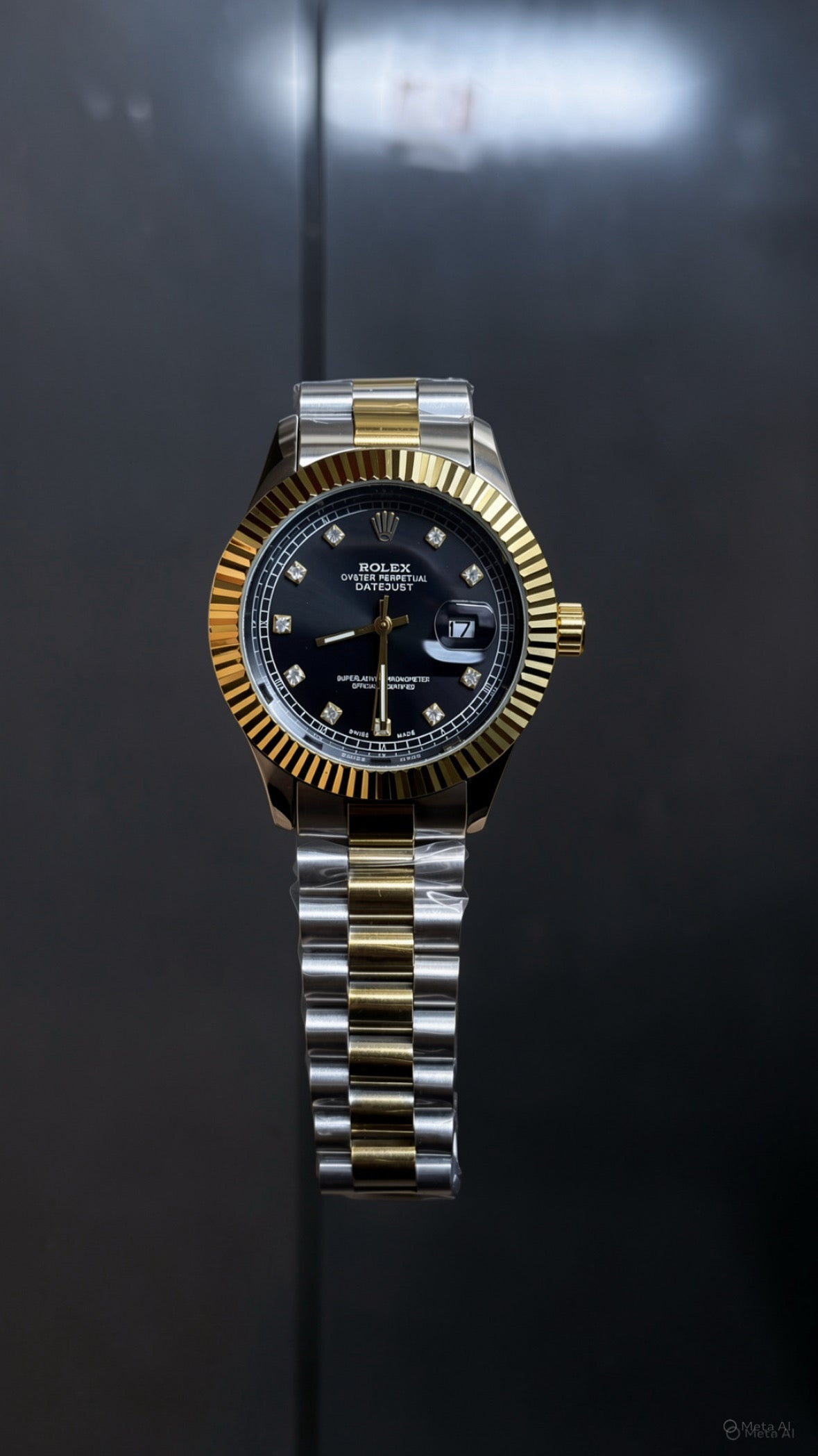 Rolex Oyster Perpetual Date Just Black Dial