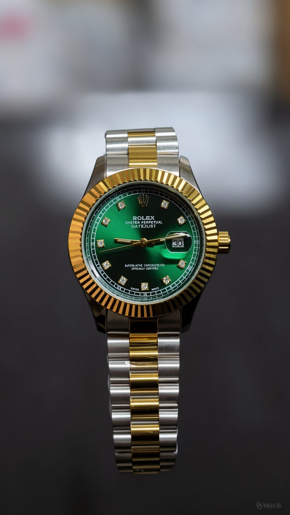 Rolex Oyster Perpetual Green Dial