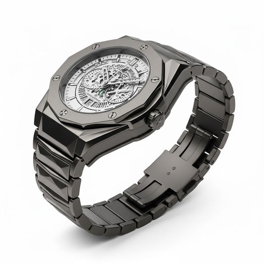 Hublot Diamond Cut Dark Grey