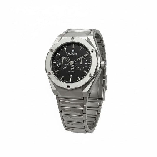 Hublot Diamond Cut Silver