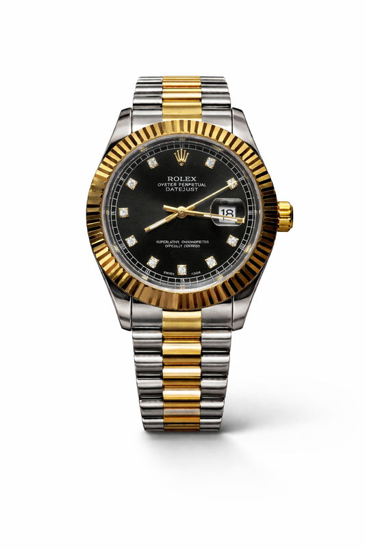 Rolex Oyster Perpetual Date Just Black Dial