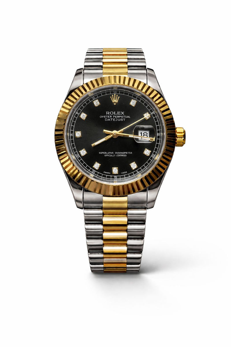 Rolex Oyster Perpetual Date Just Black Dial