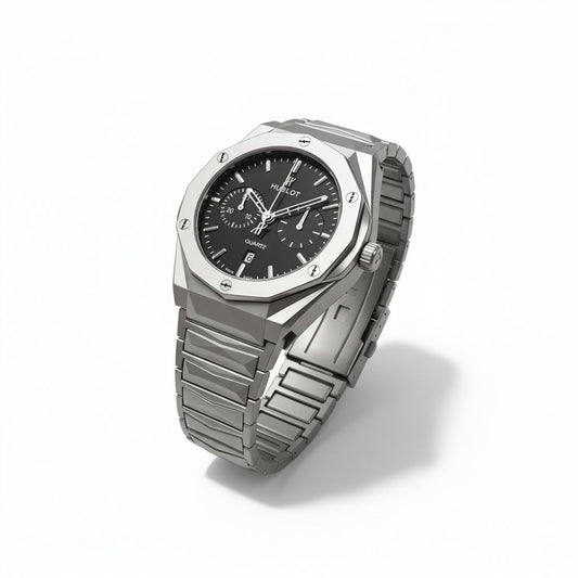 Hublot Diamond Cut Silver