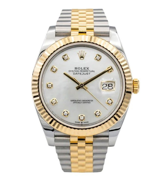 Rolex Oyster Perpetual Date Just Silver Dial